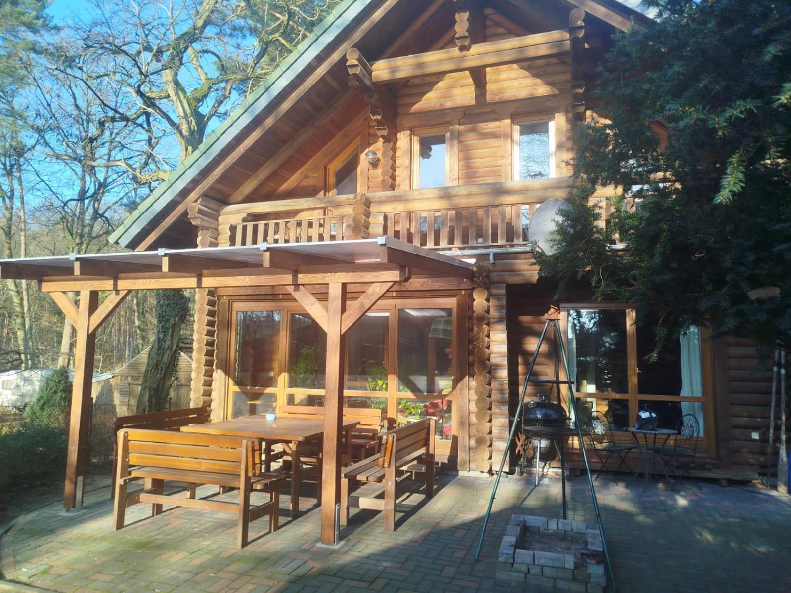 Holzhaus Am See Zernsdorf Bagian luar foto